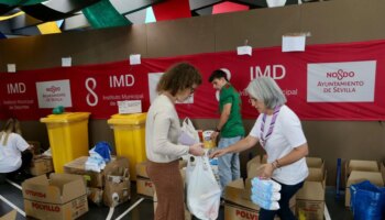 Puntos de recogida en Sevilla para ayudar a los pueblos de Valencia afectados por la DANA