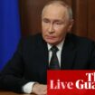 Putin issues warning to west after saying Russia fired experimental ballistic missile in Ukraine – live updates