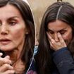 Queen Letizia of Spain sheds a tear as she meets relatives of Valencia flash flood victims - as she and King Felipe are heckled by crowds