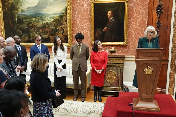 Queen reminisces on 'fun' times with late Dame Maggie Smith at Commonwealth Essay Competition event