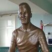 Questionable Harry Kane statue costing £7,200 and branded 'the stuff of nightmares' after being kept in storage after rejection from TfL to be finally unveiled today in Hackney