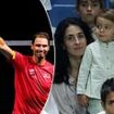 Rafael Nadal's retirement from tennis leaves his wife Maria 'Xisca' Perello in tears, as she watches on with son Rafa Jr