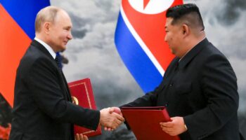 Russland und Nordkorea: So fürstlich beschenken sich Putin und Kim gegenseitig