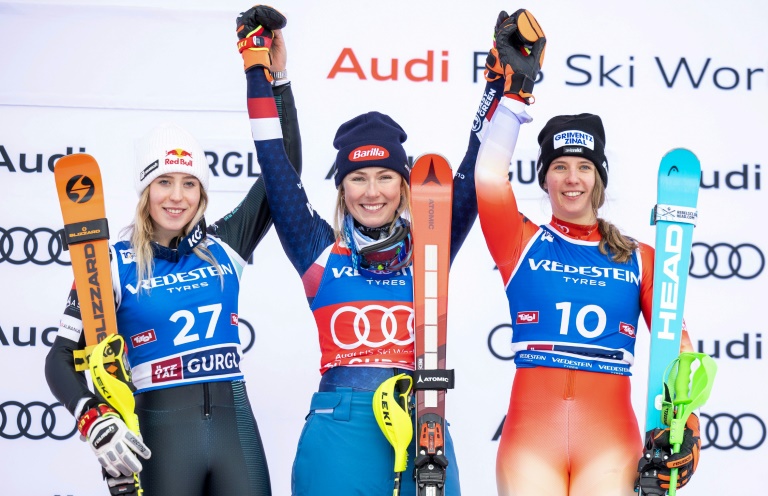 Ski alpin: 99e victoire pour Mikaela Shiffrin, la 100e sur toutes les lèvres