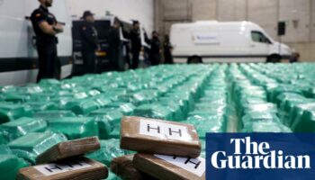 Spanish police seize record cocaine haul in banana shipment from Ecuador