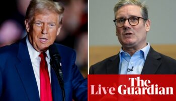 Starmer congratulates Trump and says ‘we stand shoulder to shoulder’ – UK politics live