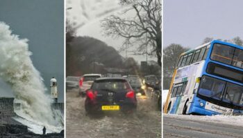 Storm Bert rages across UK with three dead, one missing and 225 flood warnings issued