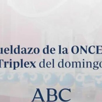 Sueldazo de la ONCE y Triplex del domingo domingo, 10 de noviembre de 2024