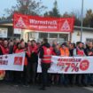 Die Warnstreiks in der Metall- und Elektroindustrie gehen weiter. (Archivbild) Foto: Bodo Schackow/dpa