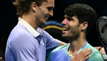 Tennis: Zverev en patron dans le dernier carré, Alcaraz fait ses valises