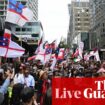 Tens of thousands march to New Zealand parliament to protest controversial Māori treaty bill – live