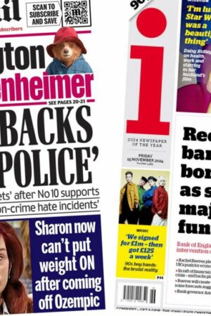 The Papers: City to get 'bonuses early' and PM 'backs thought police'