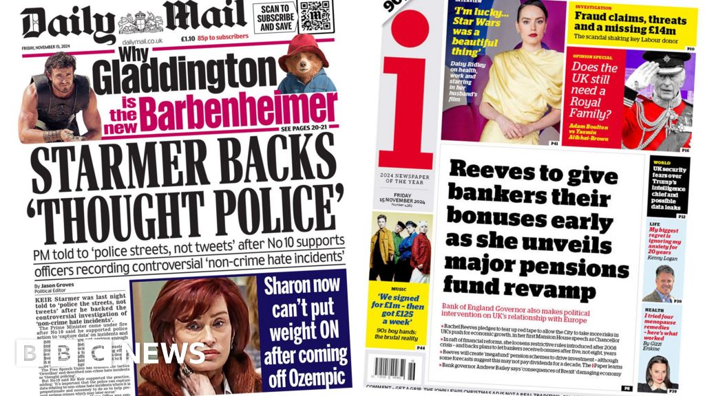 The Papers: City to get 'bonuses early' and PM 'backs thought police'