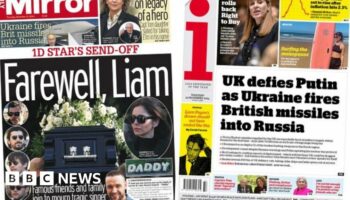 The Papers: 'Farewell Liam' and 'UK defies Putin'