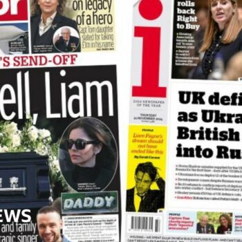 The Papers: 'Farewell Liam' and 'UK defies Putin'