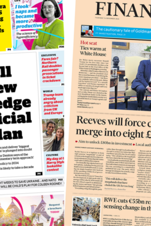 The Papers: Labour to 'miss homes pledge' and 'pension megafunds' plan