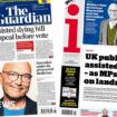 The Papers:  MPs in 'once-in-a-decade vote' and Wallace accused over comments