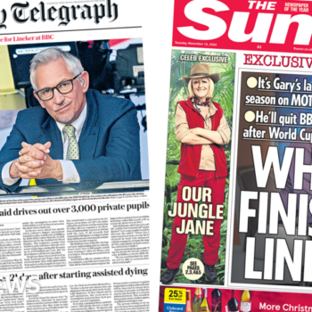 The Papers: 'Pressure mounts on Welby' and Lineker to leave MOTD