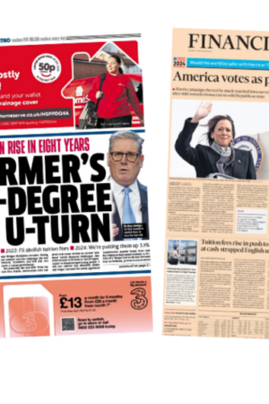 The Papers: 'Starmer's uni U-turn' and 'Polls show dead heat'