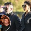 The man behind the music: X Factor star Simon Cowell who spotted Liam Payne's talent and propelled One Direction to fame pays his respects with wife Lauren Silverman