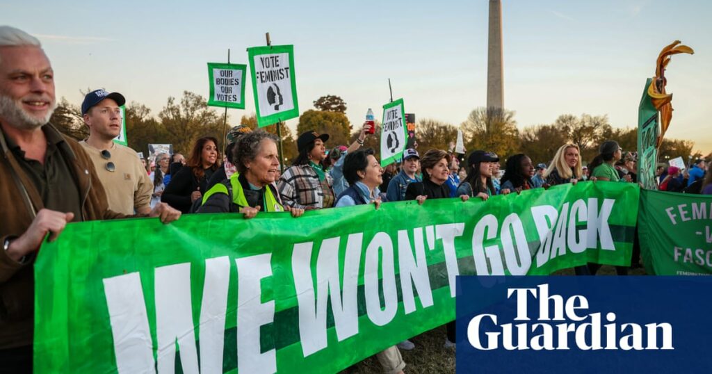 Thousands of women rally nationwide for abortion rights and feminist causes