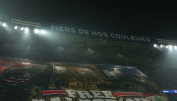 Tifo propalestinien au Parc des Princes : le PSG et la FFF convoqués au ministère des sports