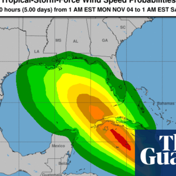 Tropical Storm Rafael expected to form and later threaten US Gulf coast