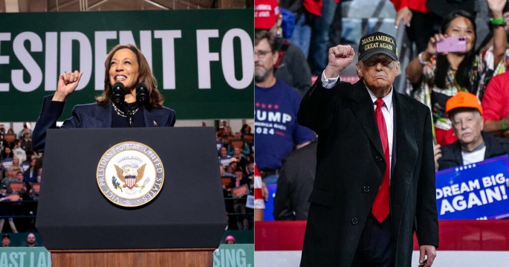 «Trump fatigué», «Harris optimiste», prolifération de post-it... La folle fin de campagne présidentielle américaine