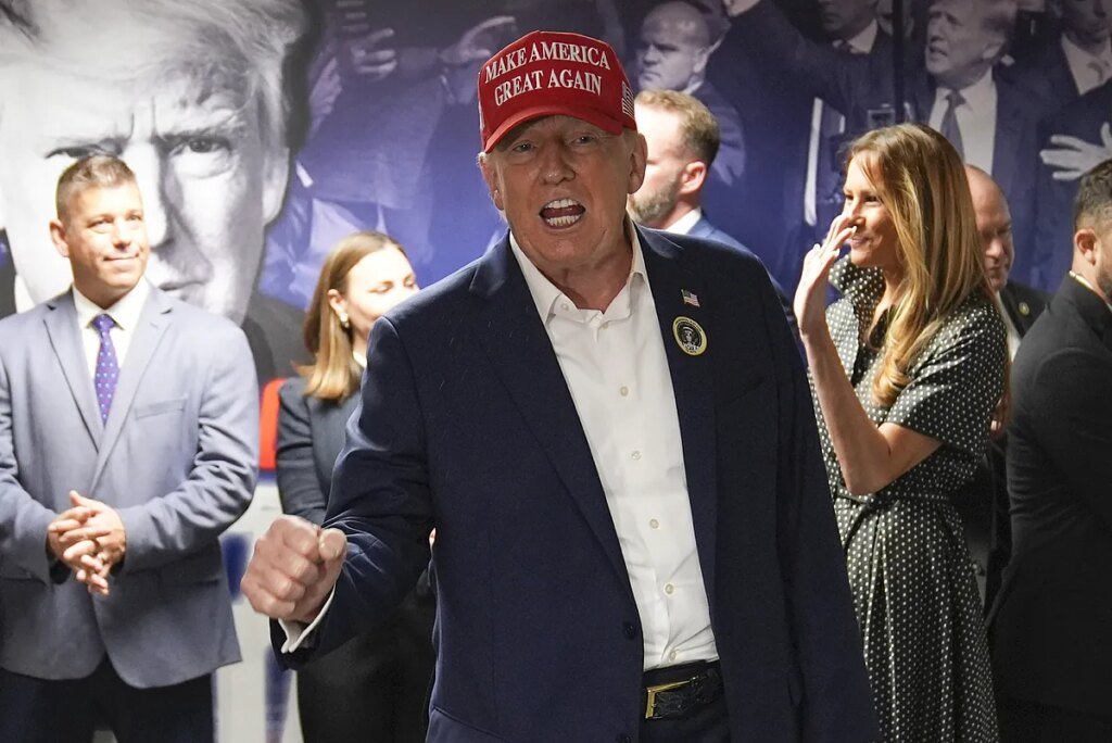 Trump pone en duda la limpieza de las elecciones tras votar y dice que "no habrá violencia"