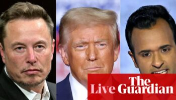 Trump’s Musk and Ramaswamy appointments spark conflict of interest fears – US politics live