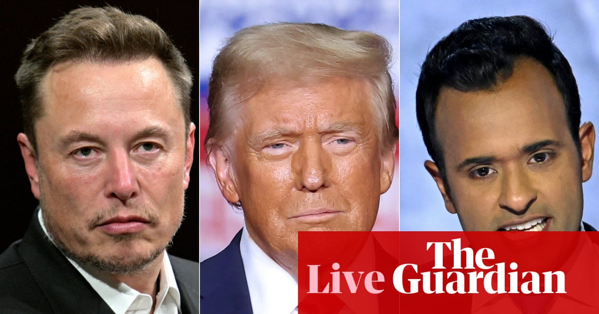 Trump’s Musk and Ramaswamy appointments spark conflict of interest fears – US politics live