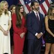 Trump's granddaughter and golfing star Kai, 17, dazzles in sparkly dress at grandpa's victory speech