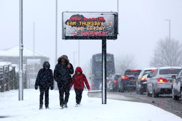 UK snow: Interactive weather map reveals exactly where 300-mile Arctic blast will hit