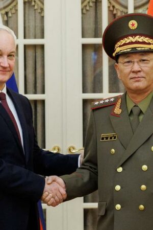 Ukraine updates: Russian defense minister visits North Korea