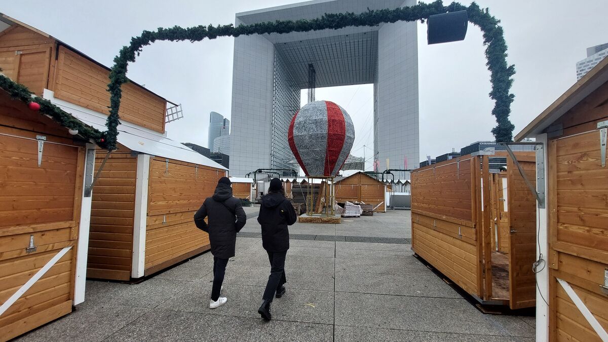 Une montgolfière, une patinoire, un restaurant de plus… À La Défense, le marché de Noël « voit grand »