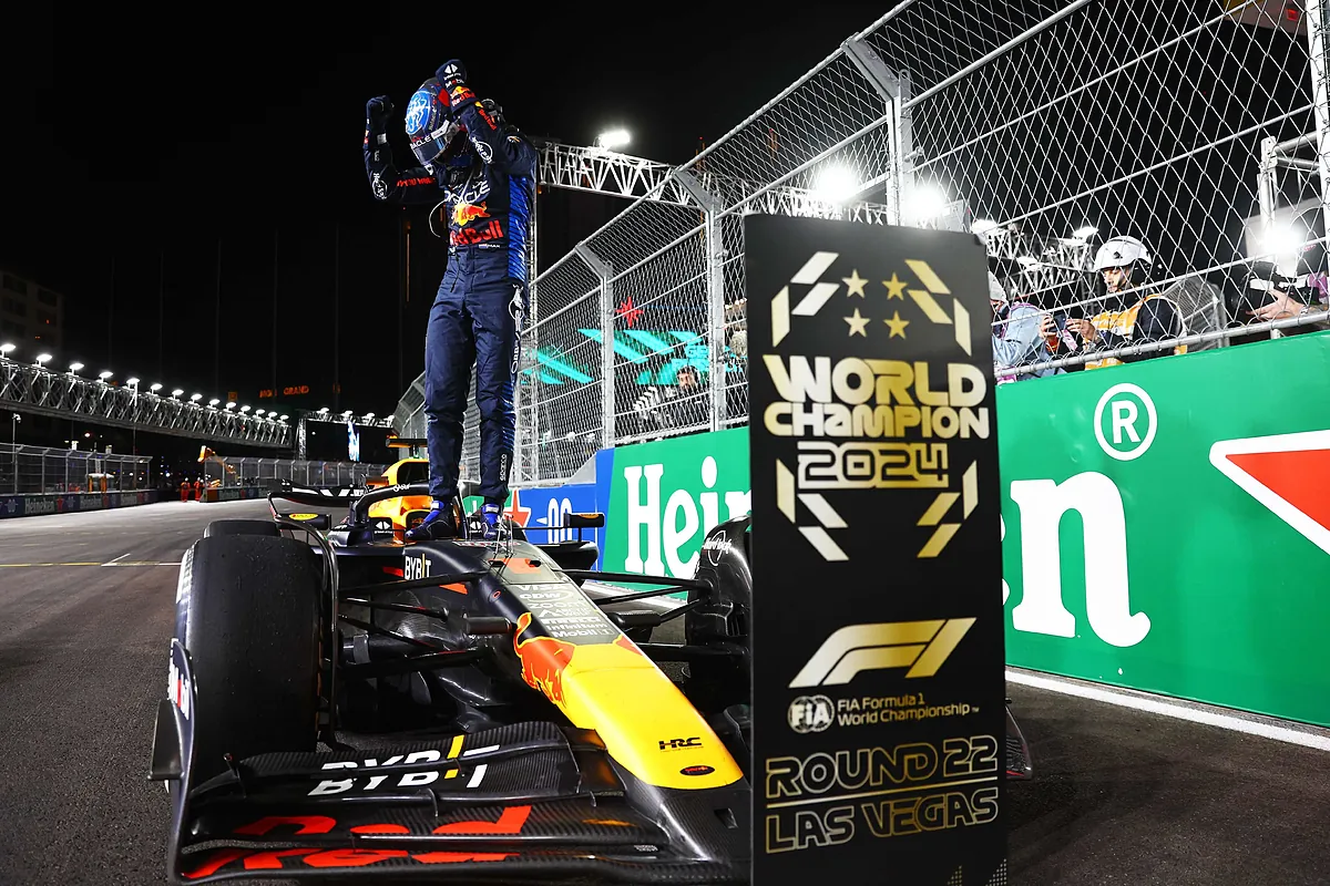 Verstappen completa su póker de campeón en Las Vegas