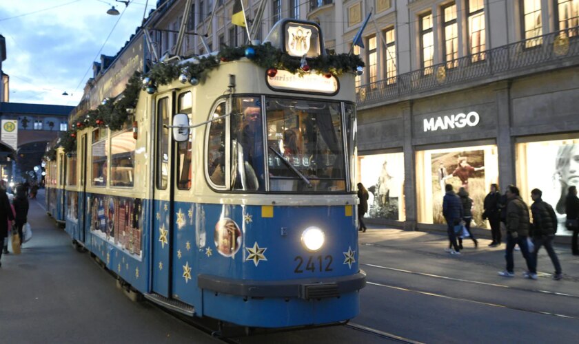 Weihnachten in München: Christkindl-Tram fährt wieder