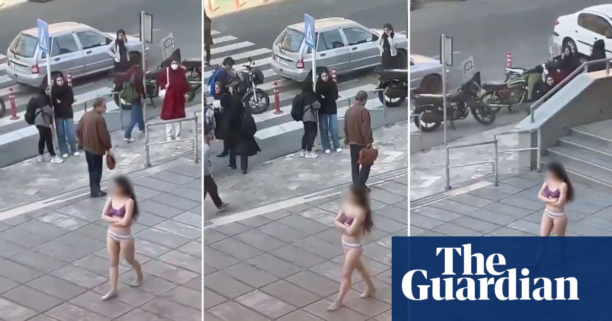 Woman arrested in Iran after stripping during anti-harassment protest