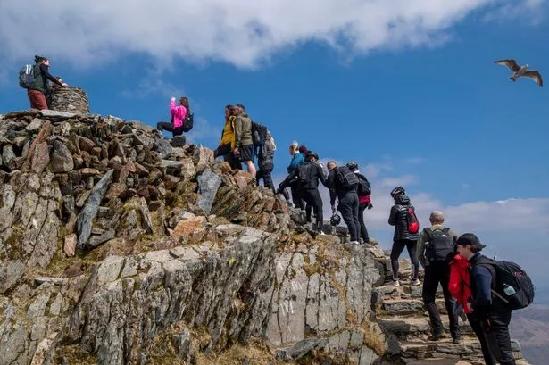 Woman climbs famous UK mountain – but is floored by what she finds at top