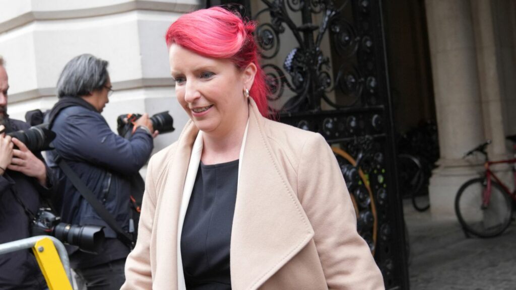 Transport Secretary Louise Haigh arrives in Downing Street, London, for a Cabinet meeting. Picture date: Tuesday October 8, 2024.