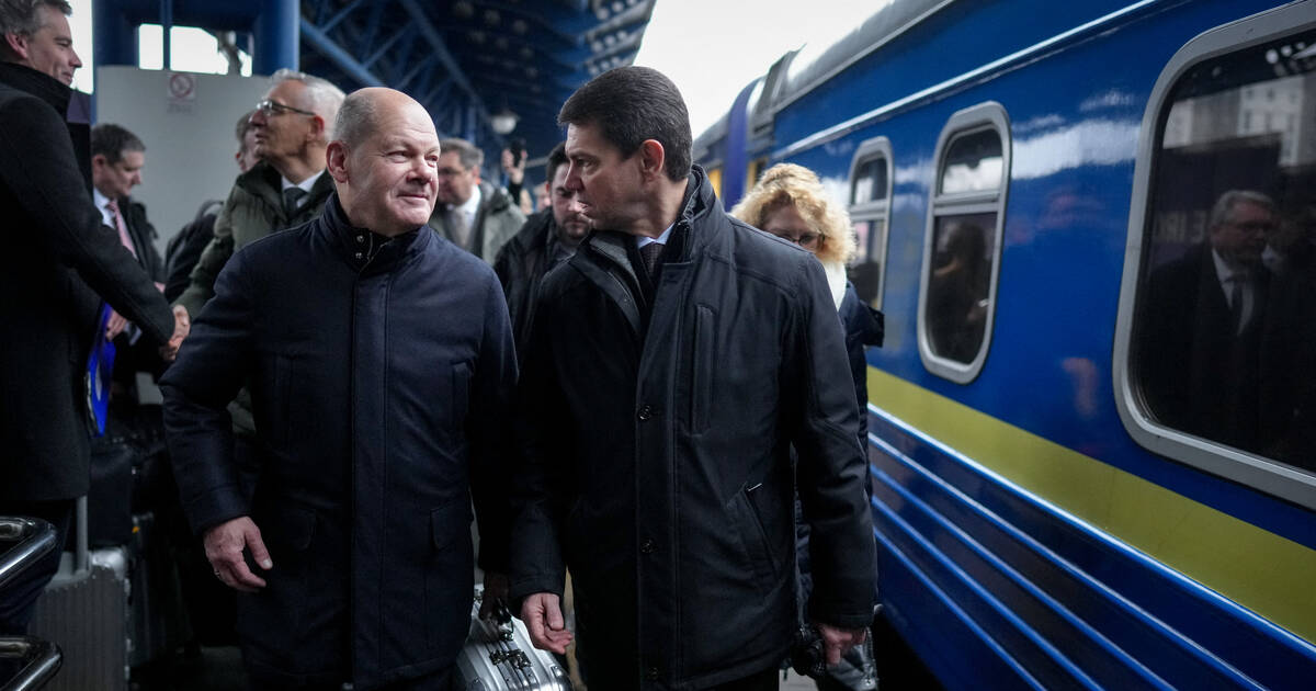 Depuis Kyiv, Olaf Scholz annonce une nouvelle aide militaire de l’Allemagne, «principal soutien de l’Ukraine en Europe»