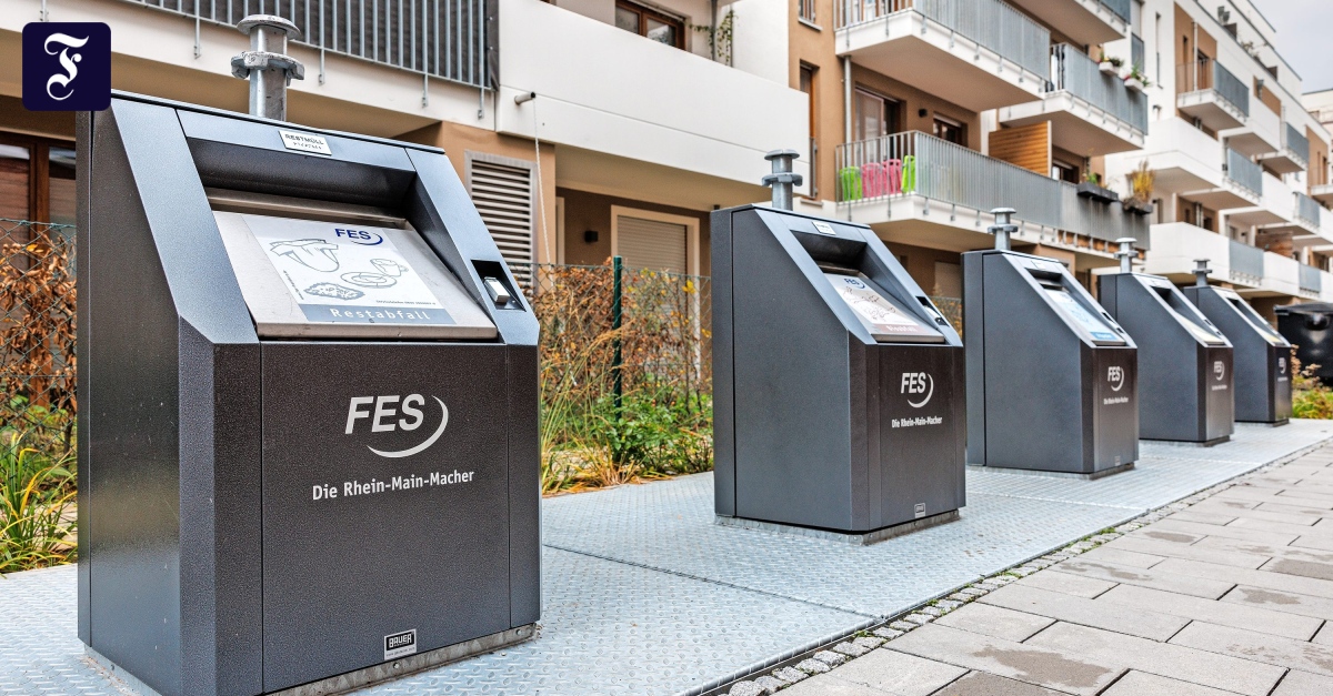 Frankfurt führt Unterflurcontainer für Hausmüll ein