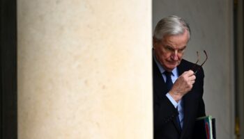 Le Premier ministre Michel Barnier, le 27 novembre 2024 à l'Elysée, à Paris