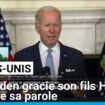 Joe Biden gracie son fils Hunter avant de quitter la Maison Blanche et renie sa parole