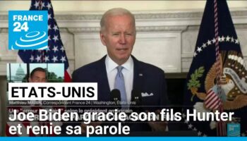 Joe Biden gracie son fils Hunter avant de quitter la Maison Blanche et renie sa parole