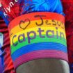 Premier League club captain 'reminded' after 'I love Jesus' message written on rainbow armband