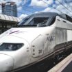 Un train de la Renfe dans la gare de Lyon Part Dieu le 6 juillet 2023