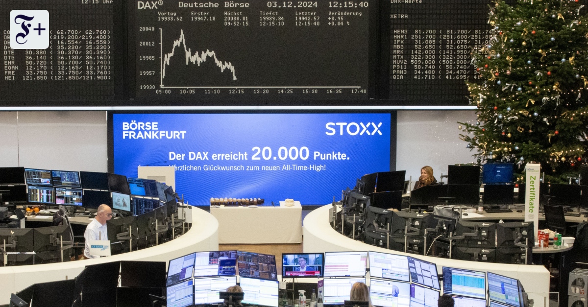 Dax-Rekord inmitten der Rezession