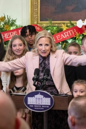 Not even Christmas is safe: Jill Biden’s White House decorations ripped by Republicans on social media