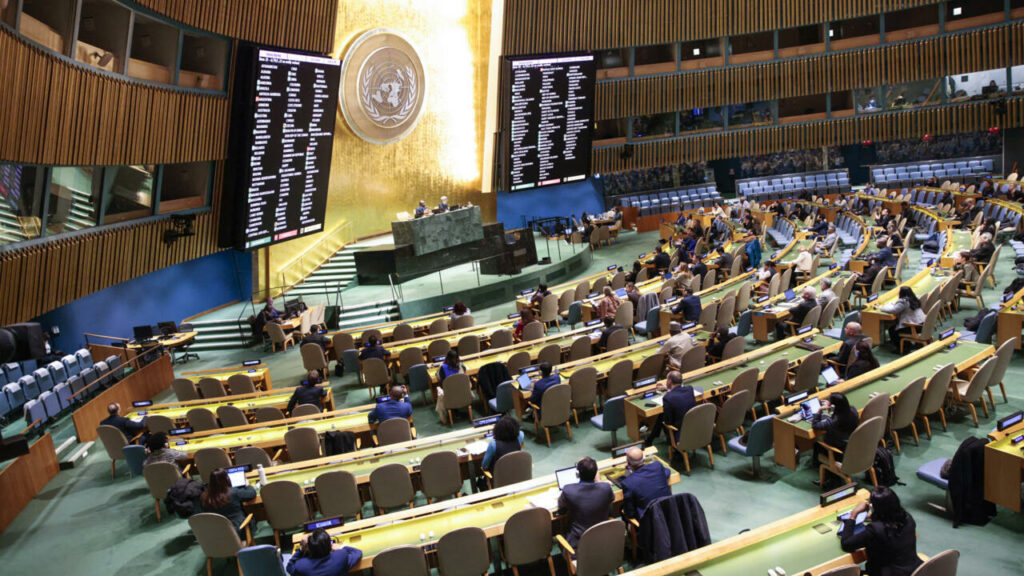 En direct : l'Assemblée générale de l'ONU défend la création d'un État palestinien